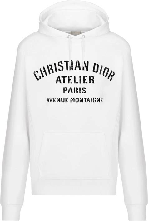 white christian dior hoodie|women christian dior hoodie.